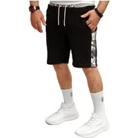 RMK Shorts Herren Sport Sweatshorts kurze Hose Sommer Bermuda Elastikbund mit Tunnelzug