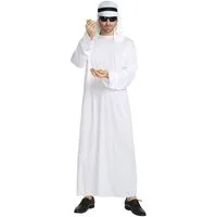 MIESEPETER Kostüm Arabische Sultan-Kostüm "Orient" MIESEPETER®, Kostüm-Set bestehend aus Robe und Kopftuch mit Kopfband