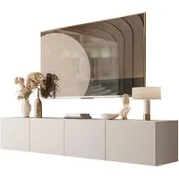 Lookway Lowboard COLGANTE KASCHMIR 200 cm TV-Schrank mit LED Beleuchtung