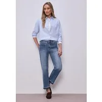 STREET ONE Comfort-fit-Jeans aus Baumwolle mit Stretchanteil