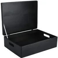 Creative Deco Aufbewahrungsbox Große mit Deckel 40x30x14 cm (1cm)