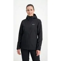 Jack Wolfskin Regenjacke OUTROVERT 2L JKT W mit Windschutzblende am Reißverschluss, atmungsaktiv, wasserdicht