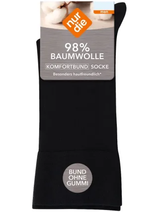NUR DIE Herren Socken 98% Baumwolle Komfort