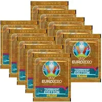 Panini Sammelkarte Panini Euro 2020 Tournament 2021 - Sammelsticker - 10 Tüten