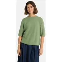 Lieblingsstück Kurzarmpullover KleraEP Halbarm mit Rundhals, unifarben