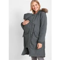 bonprix Umstandsjacke mit seitlichen Reißverschlüssen zur Weitenregulierung, mit 2-Wege-Zip