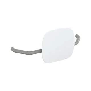 Hewi 801 Rückenstütze 801.51.907195 Wandabstand 230mm, Lehne signalweiß, felsgrau