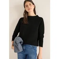 CECIL Stehkragenpullover im Glitzer-Look