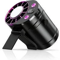 nsihing Mini USB-Ventilator Tragbarer Taillen-und Nackenventilator, tragbarer Ventilator mit Clip, 100 Geschwindigkeitsstufen,Kühlventilator für Zuhause, Büro, unterwegs