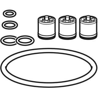 Geberit Dichtungs- und Rückflussverhinderer Set HyTronic185/186 242250001