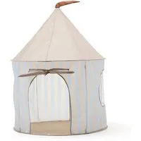 Kids Concept Spielzelt Kids Concept - Spielzelt Streifen hellblau - H 130cm - D 100 cm