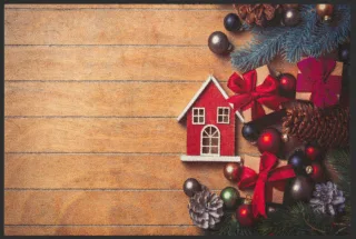 Fussmatte Weihnachten 4862 | Größe: 60 cm x 45 cm