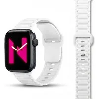 Nalia Smartwatch-Armband Apple Watch 38mm/40/41/42(Serie 10/11), Magnetisches Silikon Ersatzband / für Fitness Uhr / Wasserbeständig