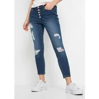 bonprix Skinny-fit-Jeans mit sichtbarer Knopfleiste