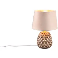 Reality Leuchten LED Nachttischlampe, Dimmfunktion, LED wechselbar, warmweiß, dimmbar, kleine Design-klassiker Fensterlampe Fensterbank, Höhe 27cm