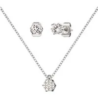 Engelsrufer Ohrring und Ketten Set Multipack Schmuck Geschenk SHINY (Set, 4-tlg), mit Zirkonia (synth)