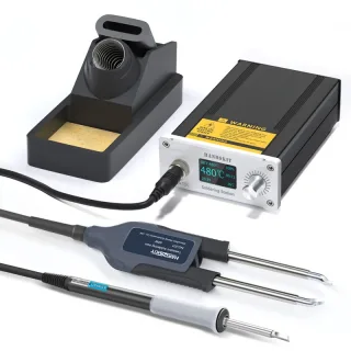 Handskit T12 220V High-Power Cell Phone Repair Tweezer Soldering Station Smd Capacitor Resistor Repair Soldering Station