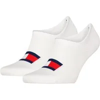 Tommy Hilfiger Füßlinge TH UNI TJ FOOTIE 2P FLAG (2 Paar) Mit großem Flag-Label vorn