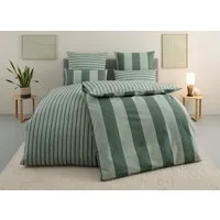 OTTO home Bettwäsche Sari in verschiedenen Qualitäten, Seersucker, 2 teilig, ab Gr. 135x200 cm, Wendedesign, moderne Bettwäsche mit Streifen