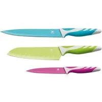 KING Messer-Set (Set, 3-tlg), mit beschichteten Klingen, 3-teilig