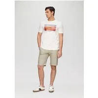 s.Oliver Shorts Bermuda PHOENIX Chino-Shorts aus Baumwollstretch in melierter Optik