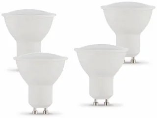 MÜLLER-LICHT LED-Lampe GU10, EEK: G, 5 W, 320 lm, 2700 K, 4 Stück