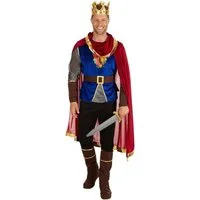 dressforfun Kostüm Herrenkostüm König, Langarmshirt mit Wappen-Aufdruck
