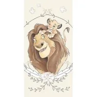 Disney Badetücher Disney König der Löwen Simba Strandtuch Badetuch 70x140, 100% Baumwolle (1-St)