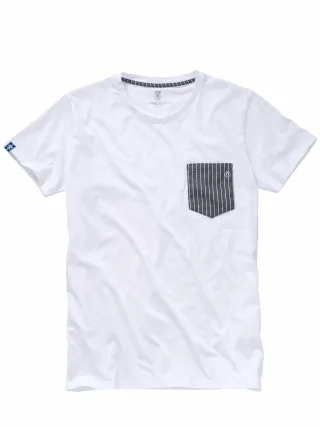Grubenhelden Herren T-Shirt Hugo Weiß 100 % Baumwolle