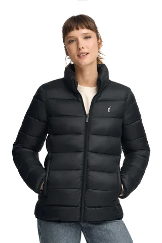 Jacke Salma Embroidery schwarz mit Rigby Go-Logo
