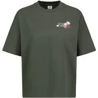 Eight2Nine T-Shirt Damen Oversize Shirt mit Print großer Rückenprint, verschiedenen florale Muster