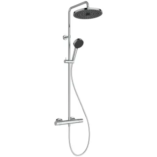 Ideal Standard Duschsystem Ceratherm T25+ Kopfbrause rund 8l/min Chrom, A8478AA A8478AA