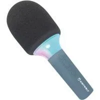 Mikrofon Bluetooth mit Licht blau, Retail