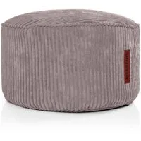 Green Bean Pouf Sitzsack-Hocker Pouf Cord 45x25cm (Indoor Sitzhocker Sitzkissen Fußhocker Relax-Sessel, Made in Germany), die ideale Ergänzung zum Sitzsack