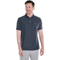 Engbers Poloshirt Herren Polo-Shirt meliert, Saphirblau