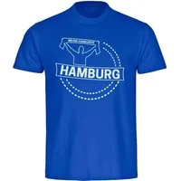 multifanshop T-Shirt Herren Hamburg - Meine Fankurve - Männer