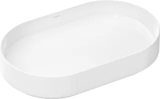 Hansgrohe Xuniva Evo U Aufsatzwaschtisch 650/400 ohne Hahnloch und Überlauf, Weiß, 60325450 60325450