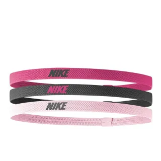 Nike - "Mixed Width" Stirnband (3er-Pack) (Pink/Grau)