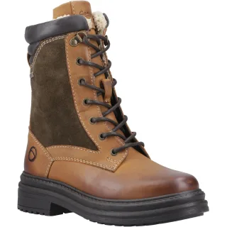Cotswold Lacock Leder Damen Tan Stiefel