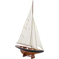 Aubaho Dekoobjekt Modellschiff Segelschiff Segelyacht Yacht Schiff Boot 112cm kein Bausa