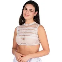 Spieth & Wensky Dirndlbluse Dirndlbluse - DRAMA - offweiß