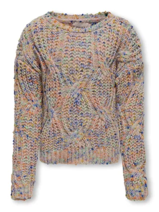 KIDS ONLY - KOGLUCA LS O-NECK KNT rose smoke - Gr. - 164