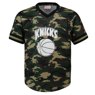 Mitchell & Ness NBA New York Knicks Herren Camo Mesh T-Shirt