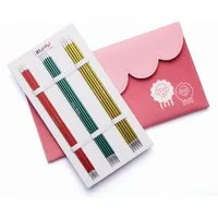 KnitPro Rundstricknadeln Nadelset Nadelspiel ZING Alu 20 cm 2,0 2,5 3,0 3,5 4,0 4,5 5,0 mm