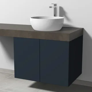 Sanipa Waschtischunterbau mit Türen 2morrow (P3362) 510x700x520 Marine-Matt, P33621R P33621R