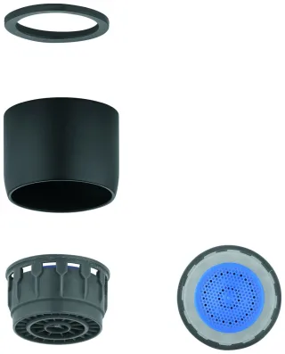 GROHE Mousseur 13928 Durchflussklasse A 15l/min 3 bar M22x1 velvet black, 13928KS0 13928KS0