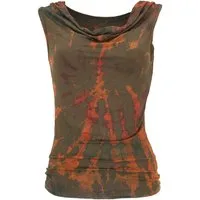 Guru-Shop T-Shirt Batik Top, Unikat Tie Dye Top mit.. Festival, Ethno Style, Hippie, alternative Bekleidung