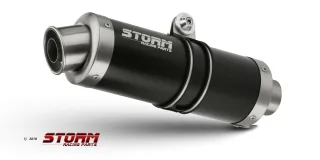 Sport Auspuff GP BLACK Storm by MIVV Kawasaki ZX-6R 636 Bj. 2013-2016 Typ: ZX636EE mit ABE