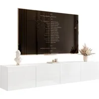 yourhouse24 Lowboard TV ANGEL 200 mit LED-Beleuchtung – Griffloses Design