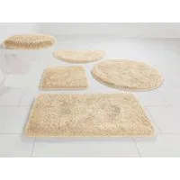 Bruno Banani Badematte Lana Standard, Badvorleger, Badezimmer Teppich, Höhe 25 mm, rutschhemmend beschichtet, schnell trocknend, strapazierfähig, fußbodenheizungsgeeignet, Polyacryl, rechteckig, Badteppich, Badematten, unifarben, auch als 3 teiliges 